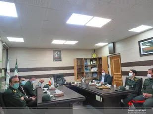 دیدار سبزپوشان سپاه خوانسار با شهردار شهرستان