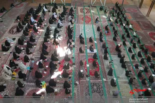اقامه نماز ظهر عاشورا در مصلای حضرت ابوالفضل (ع) ملایر