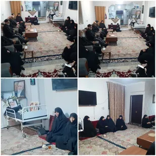 دیدار مسئول بسیج جامعه زنان سپاه سلمان استان سیستان و بلوچستان با خانواده شهیدان جهانزاده&nbsp;