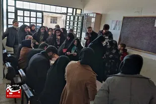 حضور باشکوه مردم ولایت&zwnj;مدار و انقلابی فامنین در پای صندوق&zwnj;های رأی