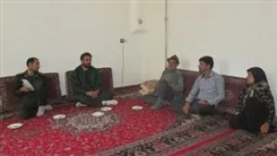 دیدار بسیجیان حوزه صالح&zwnj;آباد با پنج خانواده شهید