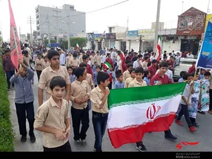راهپیمایی یوم الله 13 آبان در عسلویه برگزار شد