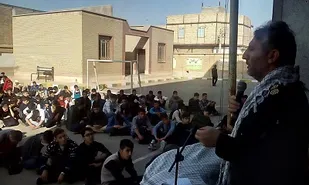 برگزاری یادواره شهدای دانش آموزی در اقبالیه