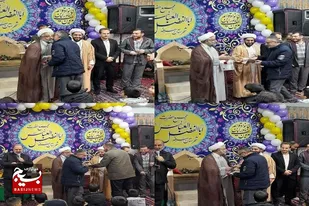 بسیجیان از جانبازان محله در سرخه تجلیل کردند