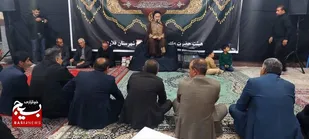 مراسم عزاداری شهادت کوثر قرآن در فلارد