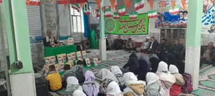 برگزاری یادواره شهدای دانش آموزی در آستانه هفته بسیج در روستای از ناوله بویین میاندشت