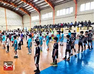 مسابقات فوتسال جام آزادگان ویژه فرزندان کارگر افتتاح شد