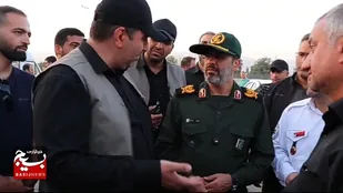 بازدید میدانی فرمانده سپاه استان البرز، از مواکب شهرستان طالقان