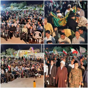برگزاری مراسم زیر سایه خورشید پارسیان با حضور خادمان حرم مطهر رضوی