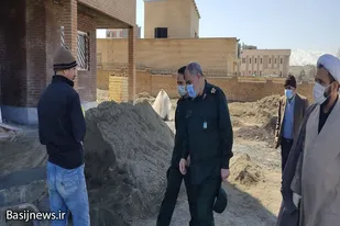 بازدید فرمانده سپاه انصارالحسین(ع) از پروژه&zwnj;های عمرانی سپاه نهاوند