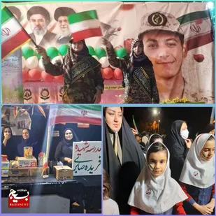 خدمات جهادی دختران دانش آموز بسیجی هندیجان درموکب