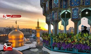 استقبال از اعیاد شعبانیه بانوای نقاره&zwnj;زنی تا گل&zwnj;آرایی، کتیبه&zwnj;آرایی و نورآرایی در حرم مطهر رضوی+فیلم و تصاویر