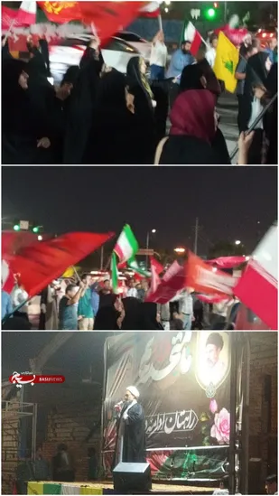 حضور بانوان جان&zwnj;فدا در موج ۲۰۰ تجمعات شبانه فلکه کارگر اهواز