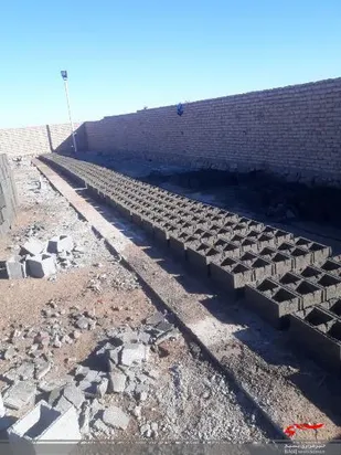 افتتاح کارگاه بلوک زنی در شهر خور