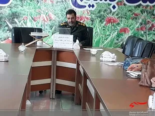 جلسه توجیهی برنامه های هفته بسیج برای فرماندهان پایگاه های خواهر دهاقان