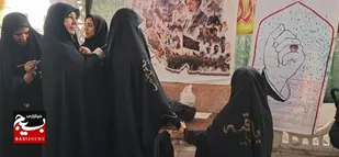 برگزاری پویش ترویج فرهنگ حجاب گروه جهادی خواهران هندیجان