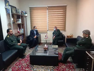 دیدار  فرماندار و فرمانده ری با فرمانده سپاه سیدالشهدا(ع)