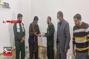 دیدار با خانواده شهید خطیبی راد به مناسبت هفته بسیج