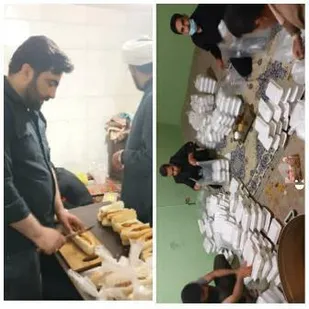 پذیرایی از روزه داران در بخش فلارد