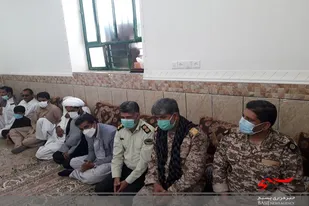 دیدار و تجلیل از خانواده شهید درزاده در سیب و سوران