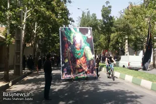 عزاداری و سوگواری سقای بی دست کربلا در ملایر