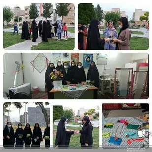 اهدای گل به بانوان شهرک امام خمینی(ره)بجنورد