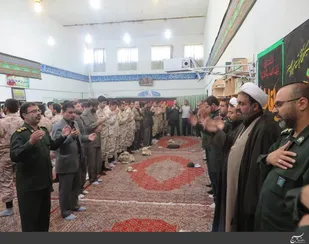 برگزاری مراسم عزاداری سالار شهیدان اباعبدالله الحسین (ع) در سپاه ناحیه ملایر