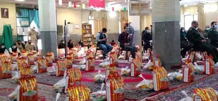 ۱۲۰۰بسته معیشتی کمک های مومنانه ویژه اعیاد شعبانیه در ساوه توزیع می شود