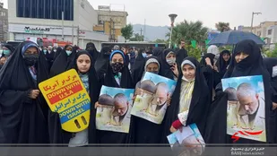 راهپیمایی روز جهانی قدس در کرج برگزار شد