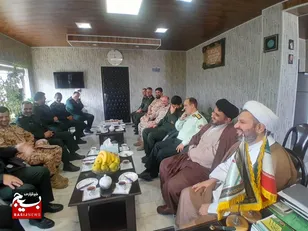 دیدار و نشست صمیمی کارکنان سپاه تنکابن با کارکنان فراجا