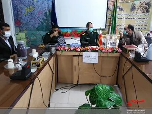 جلسه مسئولین اتاق اصناف با فرمانده سپاه میاندورود