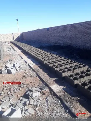 افتتاح کارگاه بلوک زنی در شهر خور
