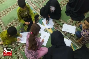 مسابقه نقاشی با موضوع حمایت از کودکان غزه در کنارک