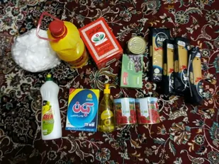 توزیع بسته های معیشتی در سمنان