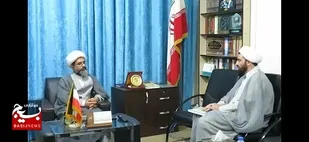 دیدار مسئول دفتر نمایندگی تیپ مردم پایه امام سجاد(ع) با مدیریت حوزه های  علمیه استان هرمزگان
