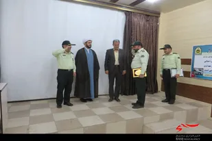 مراسم تکریم و معارفه فرمانده نیروی انتظامی ملایر