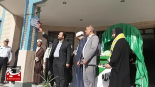 نواخته شدن زنگ مهر، نماز و ایثار در فیض آباد شهرستان مه ولات+عکس