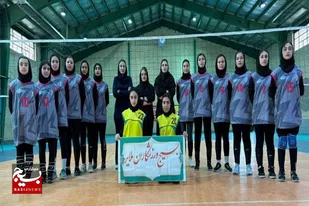 مسابقات والیبال بسیج گرامیداشت شهدای اقتدار و امنیت در ملایر برگزار شد&nbsp;