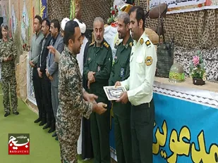 تقدیراز پایگاه های اسوه بسیج درسطح شهرستان تنگستان انجام شد