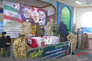 تشییع پیکر جانباز شهید کربلایی رضا بااراده در تایباد