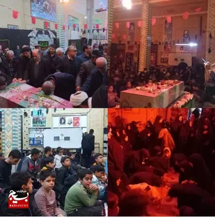 سوگواري کوثر قرآن با حضور شهید گمنام در اشکفتک