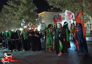 ورود اسیران دشت کربلا به شام