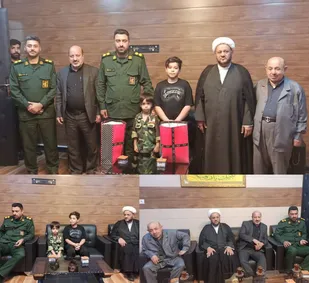 فرمانده و فرزندان شهدا دریک قاب صمیمی، از خانه شهدا تا آغوش سپاه/ روایت یک دیدار از جنس محبت و وفاداری