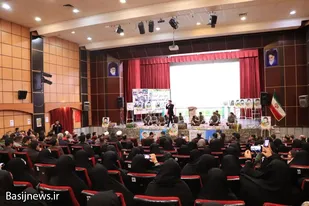 همایش اقتدار و حضور بسیجیان در شهرستان بهار
