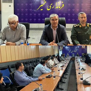 جلسه هماهنگی ستاد بزرگداشت هفته دفاع مقدس شهرستان خمیر برگزار شد