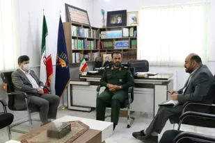 دیدار مدیر امور شعب بانک تجارت استان با فرمانده سپاه استان سمنان