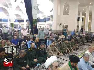 سخنرانی جانشین فرمانده سپاه امام علی ابن ابیطالب (ع) در نماز جمعه مصلی قدس استان قم