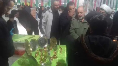 حضور پایگاه های برتر بسیج مساجد  فراهان در جشنواره اسوه برترین مساجد استان