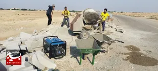 اقدامات عمرانی در روستای مشراگه شهرستان هندیجان +عکس