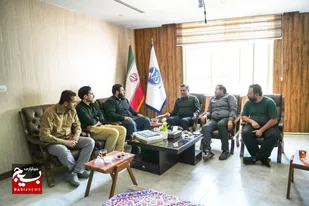 دیدار فرمانده ناحیه مقاومت بسیج امام هادی (ع)، با مسئول سازمان بسیج رسانه استان البرز